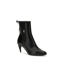 Black Calf Leather Bos Taurus Lace-Up Boots
