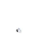 White Calf Leather Bos Taurus Athletic Sneakers