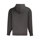 Black Cotton Men's Hoodie