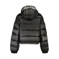 Black Polyester Womens Jacket
