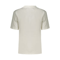 White Cotton Women's T-Shirt