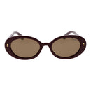 Burgundy Polycarbonate Sunglasses