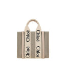 Brown Linen Handbag