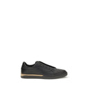 Black Calf Leather Bos Taurus Sneakers