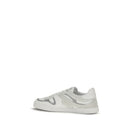 White Calf Leather Bos Taurus Low Top Sneakers