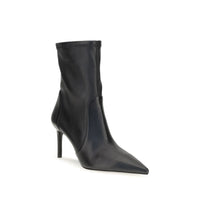 Black Calf Leather Bos Taurus Ankle Boots