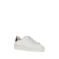 White Calf Leather Bos Taurus Low Top Sneakers