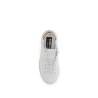White Calf Leather Bos Taurus Low Top Sneakers