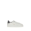 White Calf Leather Bos Taurus Low Top Sneakers