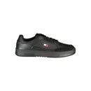Black Polyurethane Men's Sneaker