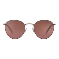 Brown Metal Sunglasses