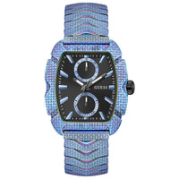 Blue Stainless Steel Bracelet Watch