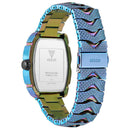 Blue Stainless Steel Bracelet Watch