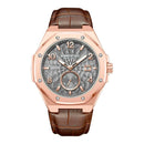 Brown Leather Dress Watch