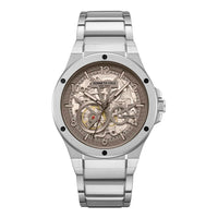 Gray Stainless Steel Dress Watch