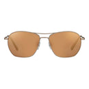 Brown Metal Sunglasses