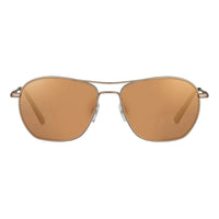 Brown Metal Sunglasses