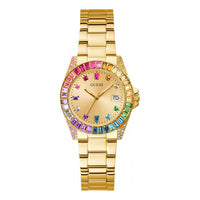 Gold Stainless Steel Dress Watch