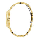 Gold Stainless Steel Dress Watch