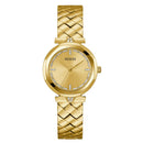 Gold Stainless Steel Dress Watch
