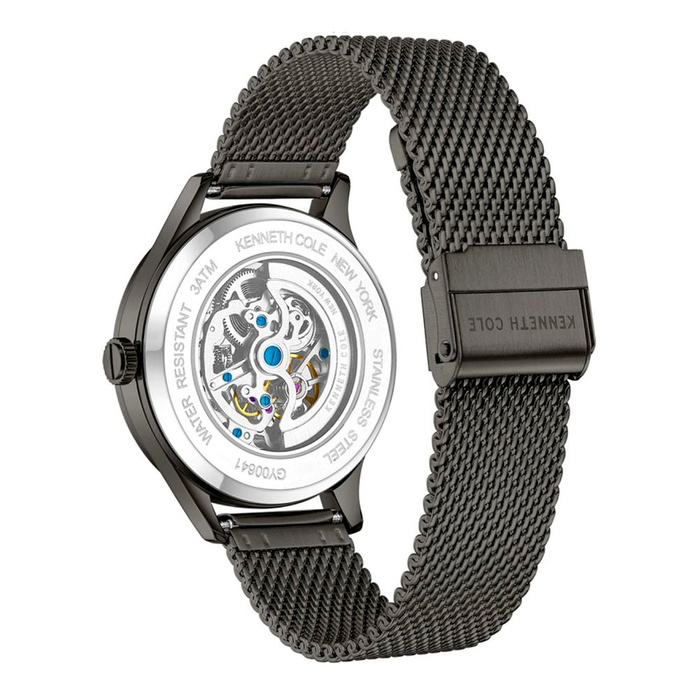 Gray Stainless Steel Dress Watch