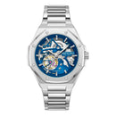 Gray Stainless Steel Dress Watch