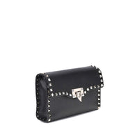 Black Calf Leather Bos Taurus Shoulder Bag