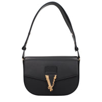 Black Leather Crossbody Bag