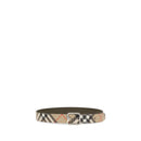 Beige Calf Leather Bos Taurus Regular Belt