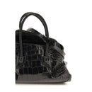 Black Calf Leather Bos Taurus Handbag