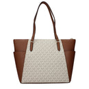 Beige Leather Shoulder Bag