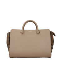 Beige Leather Handbag