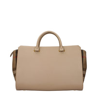 Beige Leather Handbag