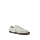 White Calf Leather Bos Taurus Sneakers