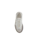 White Calf Leather Bos Taurus Sneakers