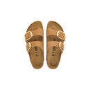 Brown Leather Flat Sandals