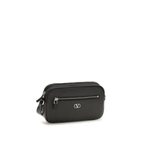 Black Calf Leather Bos Taurus Shoulder Bag