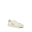 White Calf Leather Bos Taurus Low Top Sneakers