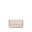 Beige Calf Leather Bos Taurus Wallet