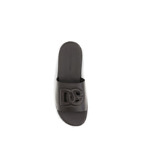 Brown Calf Leather Bos Taurus Flat Sandals