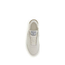 Beige Fabric Athletic Sneakers
