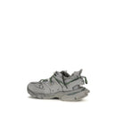 Gray Polyethylene Athletic Sneakers