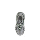 Gray Polyethylene Athletic Sneakers