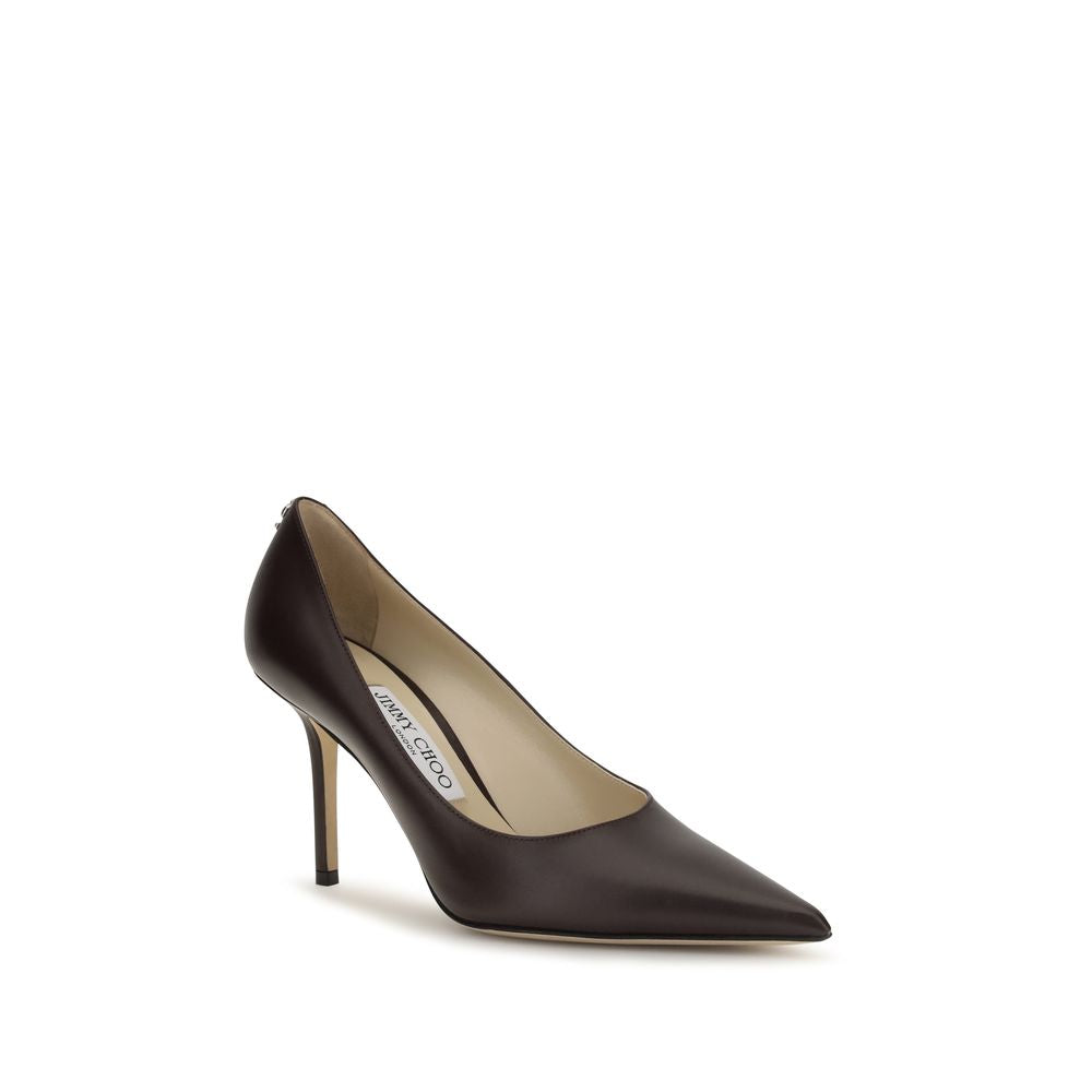 Brown Calf Leather Bos Taurus High Heel Pumps