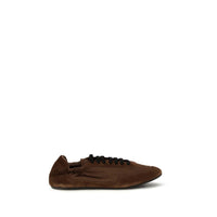 Brown Calf Leather Bos Taurus Athletic Sneakers