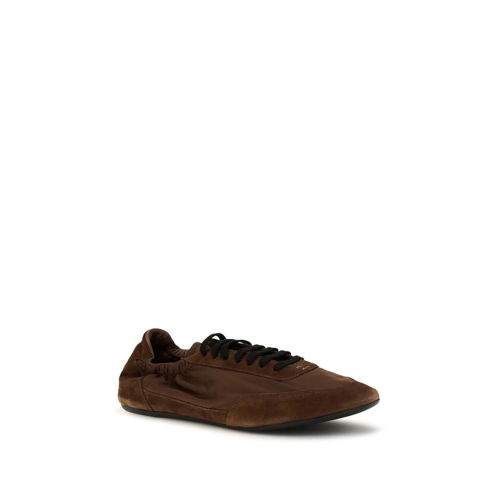 Brown Calf Leather Bos Taurus Athletic Sneakers