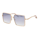 Gold Stainless Steel Sunglasses