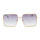 Gold Stainless Steel Sunglasses