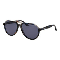 Brown Acetate & Stainless Steel Sunglasses