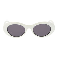 White Acetate Sunglasses